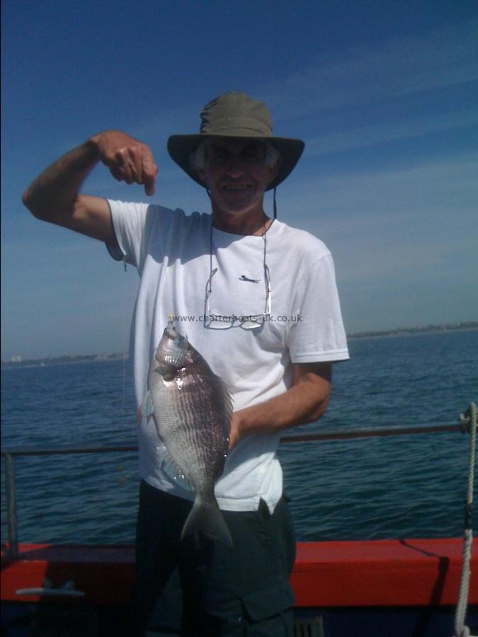 2 lb 8 oz Black Sea Bream by Regular Kev Gardner from Poole.....