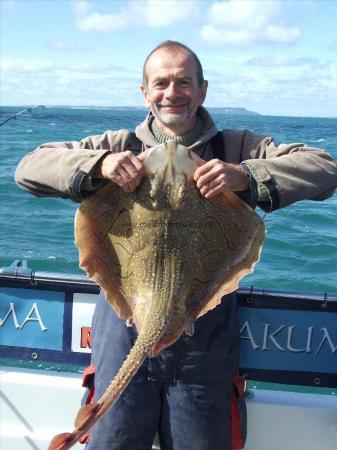 12 lb 7 oz Undulate Ray by Rick Hawkins