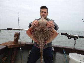 7 lb Thornback Ray by Robyn the Fisher Girl's gang