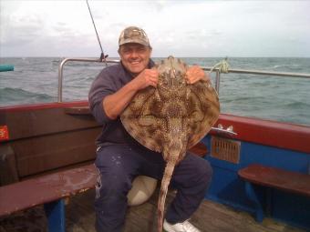 15 lb 4 oz Undulate Ray by Ian Stockwell