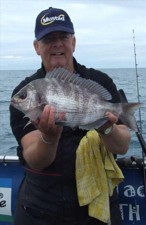 3 lb 8 oz Black Sea Bream by Bob Poole