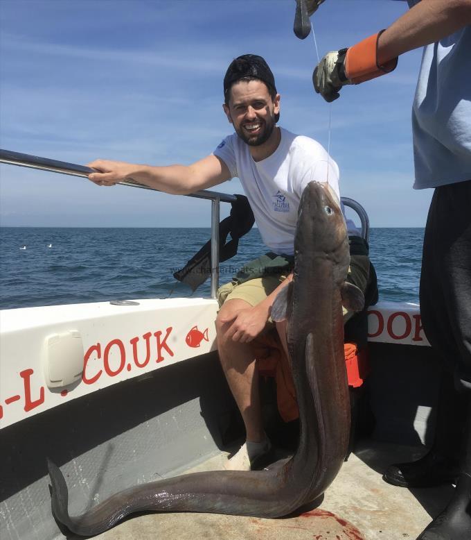 55 lb Conger Eel by Unknown