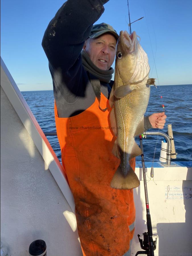 3 lb 7 oz Cod by Dave Sharp.