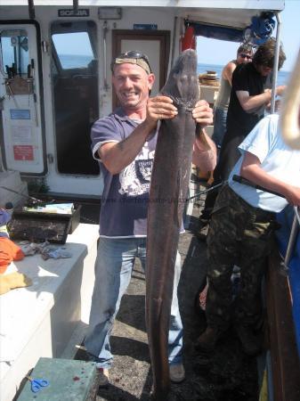 40 lb Conger Eel by Jeremy