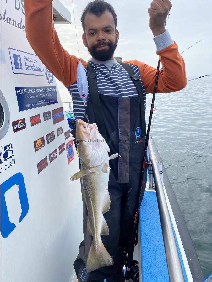 4 lb 6 oz Cod by Mike Tootel.