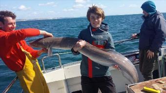 40 lb 8 oz Conger Eel by Dom