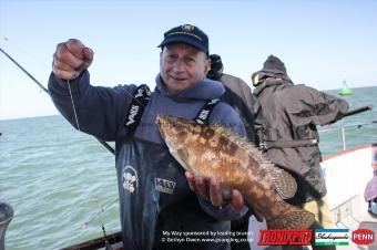 2 lb Ballan Wrasse by Mickey Duff