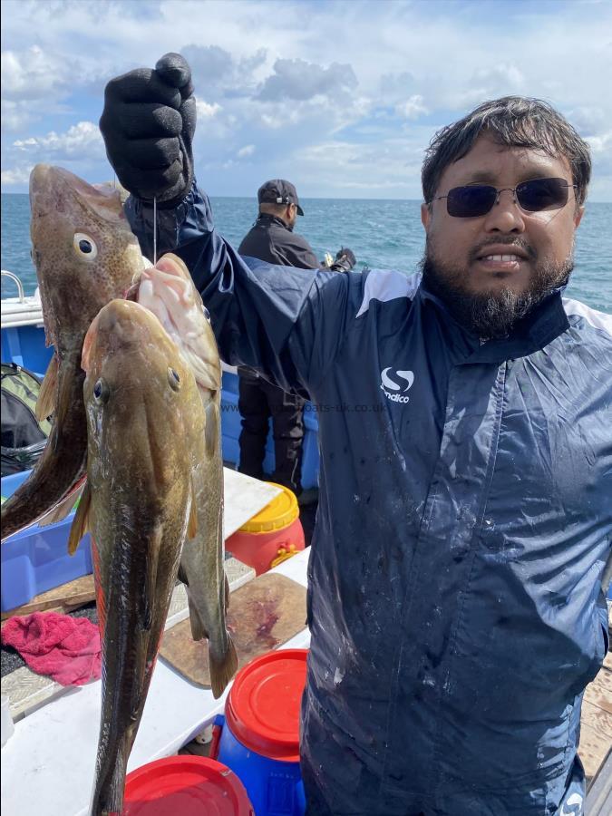 8 lb Cod by Dr alamin cod catching on Heidi j