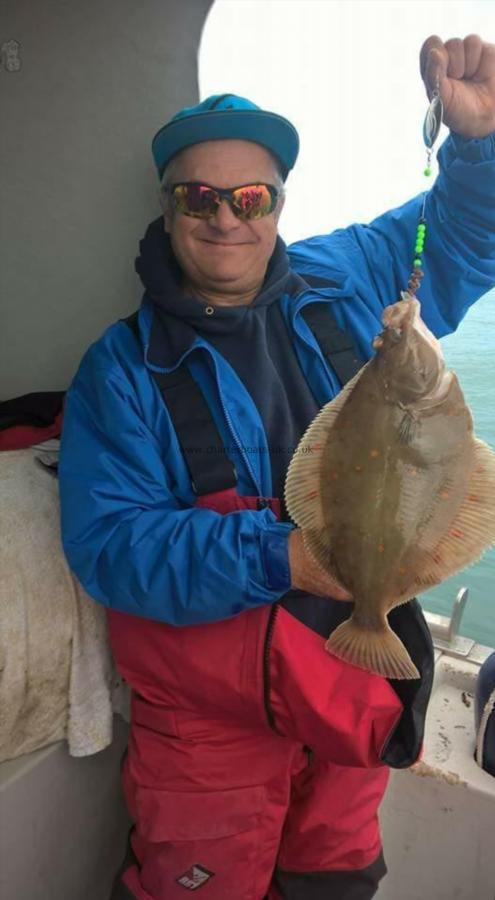 1 lb 9 oz Plaice by Unknown