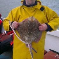 4 lb 3 oz Thornback Ray by Pete