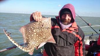 6 lb 4 oz Thornback Ray by Pete pirate