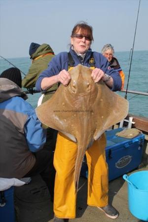 20 lb 10 oz Blonde Ray by Dee Weeding