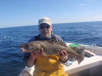 7 lb 6 oz Cod by Derek Wiggins from Leeds.