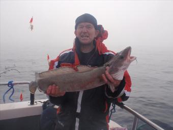 7 lb 8 oz Ling by Dennis Tierney from Chorley.