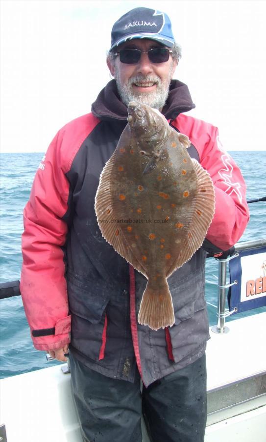 3 lb 14 oz Plaice by Kevin Clark