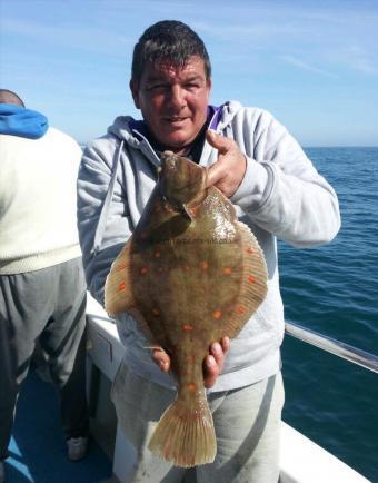 3 lb 4 oz Plaice by Mick