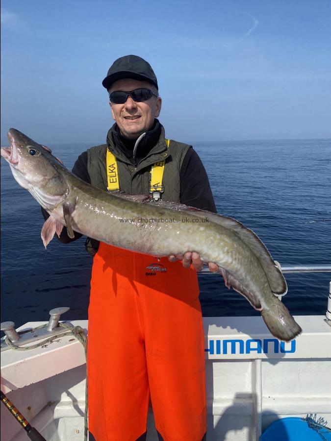 9 lb 9 oz Ling by Chris Siddle.