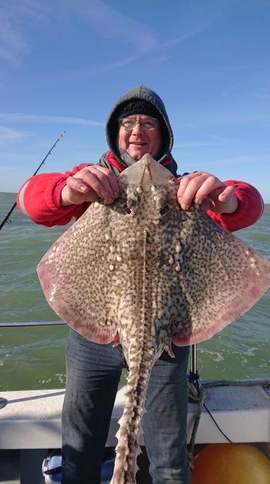 10 lb 4 oz Thornback Ray by Unknown