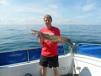 10 lb 4 oz Ling by Micheal Coxon, from  tees side.