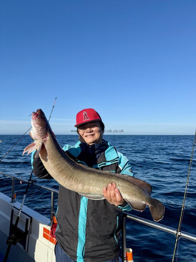 13 lb 4 oz Ling by Alan Kwok