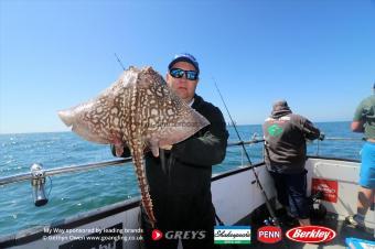 8 lb Thornback Ray by Bruce