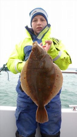 3 lb 8 oz Plaice by Damon Morris age 15