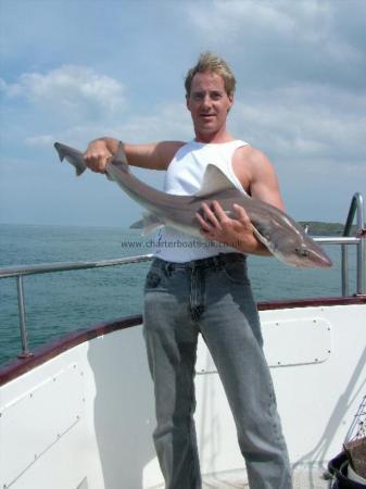 17 lb 8 oz Starry Smooth-hound by John Little