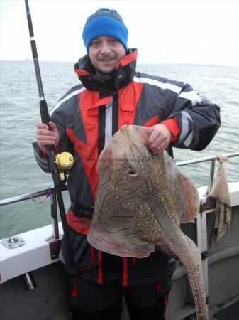 16 lb 8 oz Undulate Ray by Jim Bater