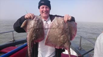 7 lb 9 oz Thornback Ray by Darren from Kent