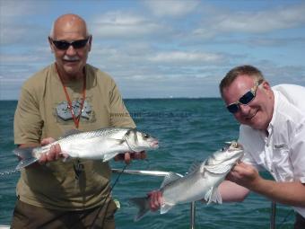 6 lb Bass by Clive and Ian with a couple of small Bass