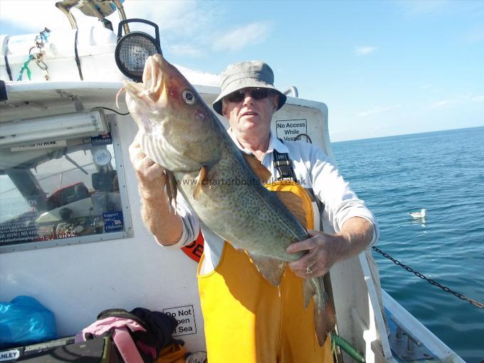 17 lb 6 oz Cod by George Winted, Stanhope