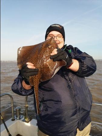 4 lb 8 oz Spotted Ray by Simon wilton