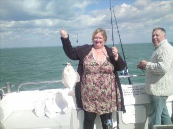 2 lb 4 oz Plaice by Loraine first Plaice