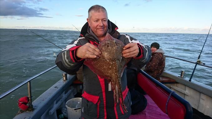 5 lb Thornback Ray by Dave from Kent