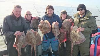9 lb 5 oz Thornback Ray by Daves party