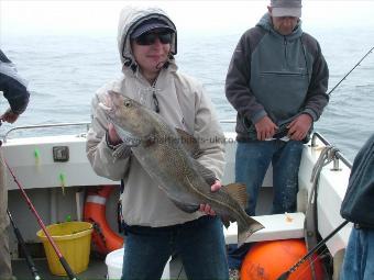 9 lb Cod by HEATHER WITH FIRST COD OF THE DAY