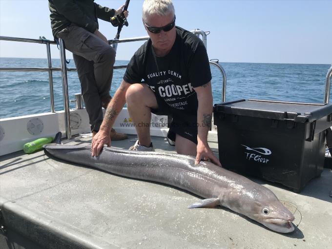 60 lb Conger Eel by Gary