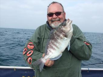 3 lb 6 oz Black Sea Bream by Russell Salmon