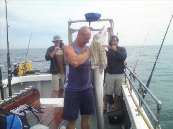 44 lb Conger Eel by Harvey