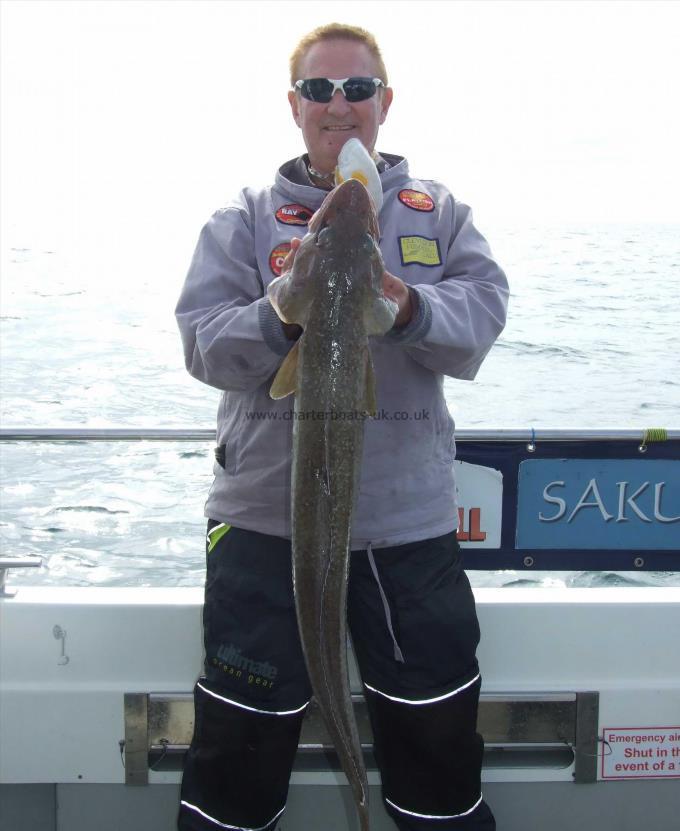 16 lb 8 oz Ling (Common) by Steve Edwards