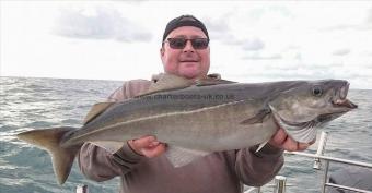 7 lb 8 oz Coalfish (Coley/Saithe) by Rick Rickman