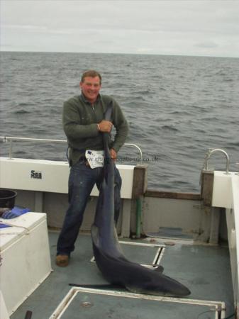 144 lb Blue Shark by Phil Lane