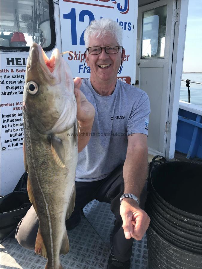 8 lb Cod by John Barlow from Manchester cod fishing