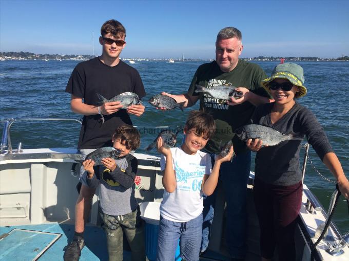 2 lb Black Sea Bream by Paul on a family day trip