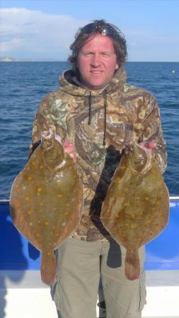 4 lb 12 oz Plaice by Paul Gascoinge