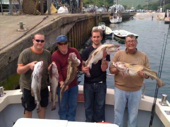 10 lb Cod by group of anglers inc Andy Guest