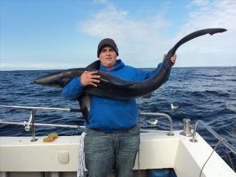 70 lb Blue Shark by Luke Rees