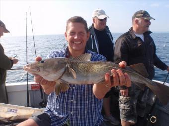 3 lb 7 oz Cod by John from Barnsley.