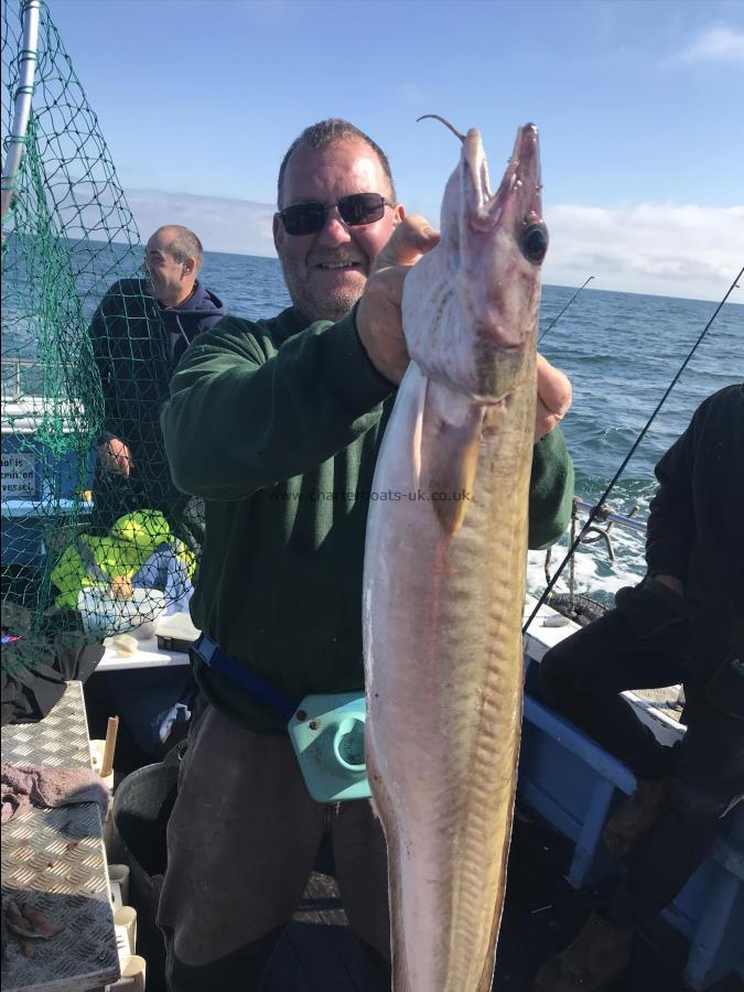 15 lb Ling by Dave Birkitt from Gainsboro  Ling catching