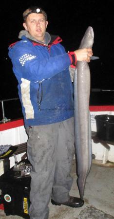 14 lb Conger Eel by Will Irving